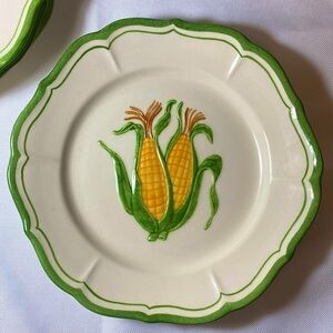 Like New Vintage METLOX California Harvest Corn Salad Plate MCM RARE …